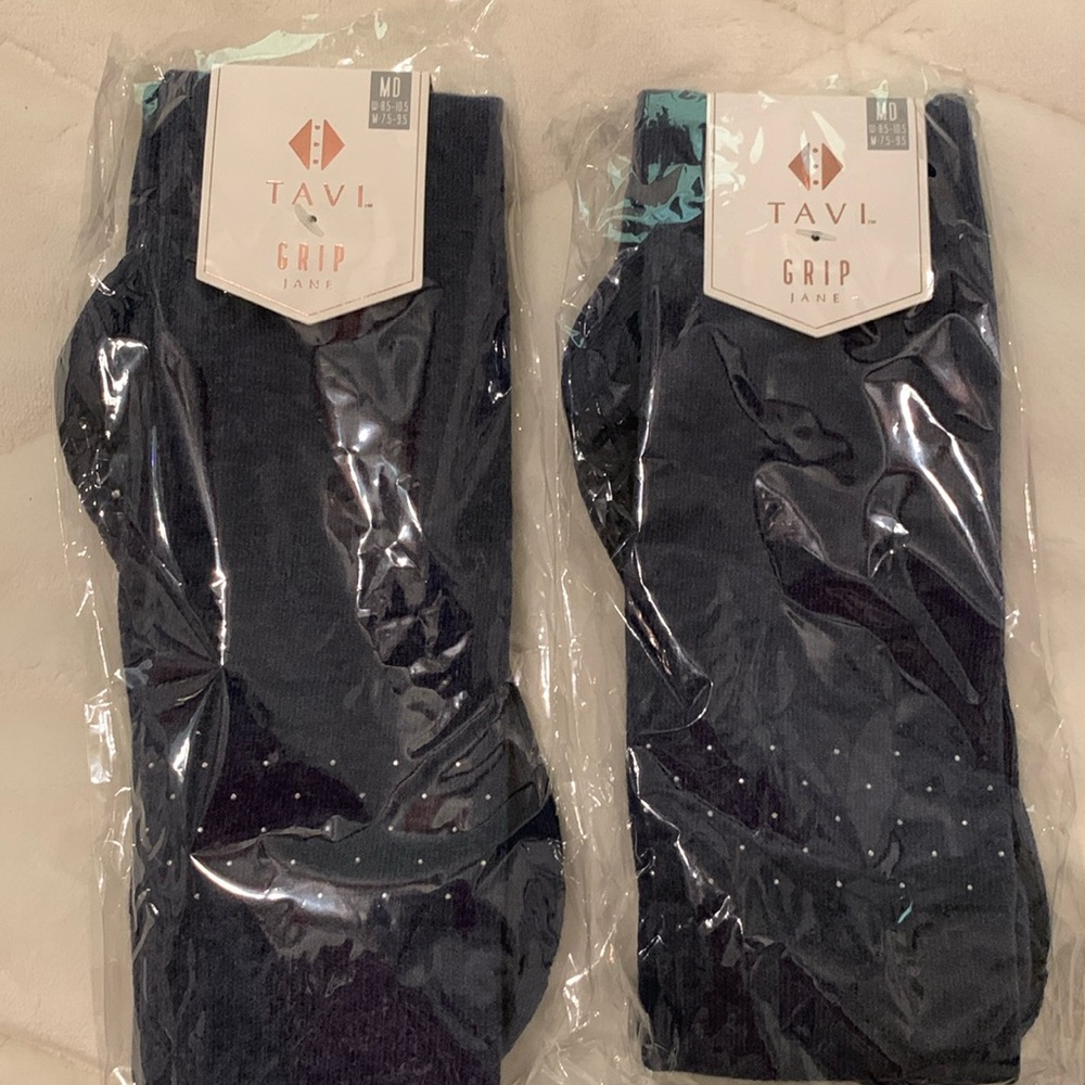 Tavi Jane Serenity Grip Knee High Socks Bundle Size M 8.5 To 10.5